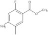 Methyl 4-amino-2-fluoro-5-methylbenzoate