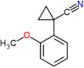 1-(2-methoxyphenyl)cyclopropanecarbonitrile