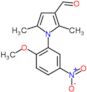 1-(2-methoxy-5-nitrophenyl)-2,5-dimethyl-1H-pyrrole-3-carbaldehyde