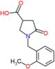 1-(2-methoxybenzyl)-5-oxopyrrolidine-3-carboxylic acid