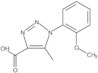 Ácido 1-(2-metoxifenil)-5-metil-1H-1,2,3-triazol-4-carboxílico