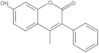 7-Hydroxy-4-methyl-3-phenyl-2H-1-benzopyran-2-one