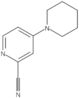 4-(1-Piperidinyl)-2-pyridinecarbonitrile