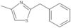 4-Methyl-2-(phenylmethyl)thiazole