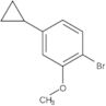 1-Bromo-4-cyclopropyl-2-methoxybenzene