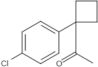 1-[1-(4-Chlorophenyl)cyclobutyl]ethanone