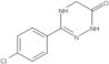 3-(4-Chlorophenyl)-2,5-dihydro-1,2,4-triazin-6(1H)-one