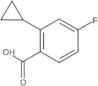 2-Cyclopropyl-4-fluorobenzoic acid