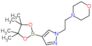 4-{2-[4-(4,4,5,5-tetramethyl-1,3,2-dioxaborolan-2-yl)-1H-pyrazol-1-yl]ethyl}morpholine