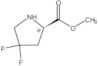 4,4-Difluoro-<span class="text-smallcaps">D</span>-proline methyl ester
