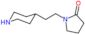 1-(2-piperidin-4-ylethyl)pyrrolidin-2-one