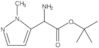 1H-Pyrazole-5-acetic acid, α-amino-1-methyl-, 1,1-dimethylethyl ester