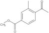 Benzoic acid, 4-acetyl-3-methyl-, methyl ester