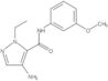 4-Amino-1-ethyl-N-(3-methoxyphenyl)-1H-pyrazole-5-carboxamide