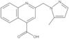 2-[(5-Methyl-1H-pyrazol-1-yl)methyl]-4-quinolinecarboxylic acid