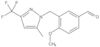4-Methoxy-3-[[5-methyl-3-(trifluoromethyl)-1H-pyrazol-1-yl]methyl]benzaldehyde