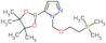 trimethyl-[2-[[5-(4,4,5,5-tetramethyl-1,3,2-dioxaborolan-2-yl)pyrazol-1-yl]methoxy]ethyl]silane