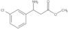 Methyl β-amino-3-chlorobenzenepropanoate