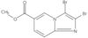 Imidazo[1,2-a]pyridine-6-carboxylic acid, 2,3-dibromo-, methyl ester