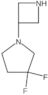 1-(3-Azetidinyl)-3,3-difluoropyrrolidine