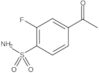 Benzenesulfonamide, 4-acetyl-2-fluoro-