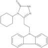 5-[2-(9H-Carbazol-9-yl)ethyl]-4-cyclohexyl-2,4-dihydro-3H-1,2,4-triazole-3-thione