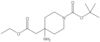 Ethyl 4-amino-1-[(1,1-dimethylethoxy)carbonyl]-4-piperidineacetate