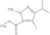 Methyl 4-iodo-1-methyl-3-(1-methylethyl)-1H-pyrazole-5-carboxylate