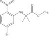 Alanine, N-(5-bromo-2-nitrophenyl)-2-methyl-, methyl ester