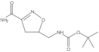 Carbamic acid, N-[[3-(aminocarbonyl)-4,5-dihydro-5-isoxazolyl]methyl]-, 1,1-dimethylethyl ester