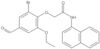 2-(2-Bromo-6-ethoxy-4-formylphenoxy)-N-1-naphthalenylacetamide