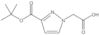 1H-Pyrazole-1-acetic acid, 3-[(1,1-dimethylethoxy)carbonyl]-