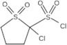 2-Thiophenesulfonyl chloride, 2-chlorotetrahydro-, 1,1-dioxide