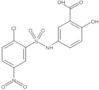 5-[[(2-Chloro-5-nitrophenyl)sulfonyl]amino]-2-hydroxybenzoic acid