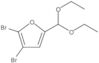 2,3-Dibromo-5-(diethoxymethyl)furan