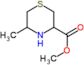 methyl 5-methylthiomorpholine-3-carboxylate