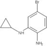 4-Bromo-N<sup>2</sup>-cyclopropyl-1,2-benzenediamine