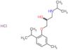 1-[5-methyl-2-(propan-2-yl)phenoxy]-3-(propan-2-ylamino)propan-2-ol hydrochloride (1:1)