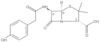 (2S,5R,6R)-6-[[2-(4-Hydroxyphenyl)acetyl]amino]-3,3-dimethyl-7-oxo-4-thia-1-azabicyclo[3.2.0]hep...