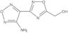 1,2,4-Oxadiazole-5-methanol, 3-(4-amino-1,2,5-oxadiazol-3-yl)-