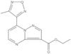 Pyrazolo[1,5-a]pyrimidine-3-carboxylic acid, 7-(4-methyl-1,2,5-oxadiazol-3-yl)-, ethyl ester