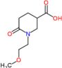 1-(2-methoxyethyl)-6-oxo-piperidine-3-carboxylic acid