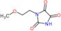 1-(2-methoxyethyl)imidazolidine-2,4,5-trione