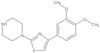 1-[4-(3,4-Dimethoxyphenyl)-2-thiazolyl]piperazine