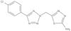 5-[[5-(4-Chlorophenyl)-2H-tetrazol-2-yl]methyl]-1,3,4-thiadiazol-2-amine