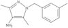 3,5-Dimethyl-1-[(3-methylphenyl)methyl]-1H-pyrazol-4-amine