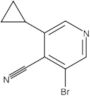 3-Bromo-5-cyclopropyl-4-pyridinecarbonitrile