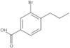 Benzoic acid, 3-bromo-4-propyl-