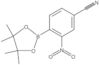 3-Nitro-4-(4,4,5,5-tetramethyl-1,3,2-dioxaborolan-2-yl)benzonitrile