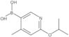 B-[4-Methyl-6-(1-methylethoxy)-3-pyridinyl]boronic acid